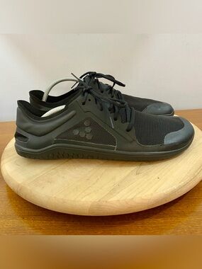 Vivobarefoot Primus Lite III Obsidian All Black Mens Sz EU 44 US 11 Gym Trainer